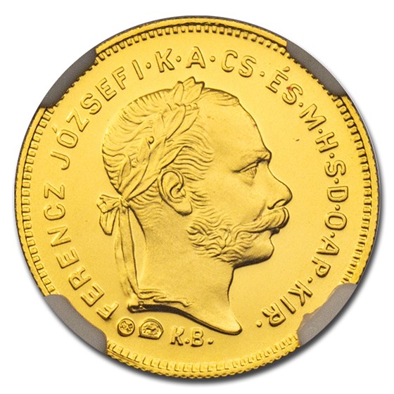 1881-KB Austria Gold AV Restrike Ducat MS-70 NGC (w/Box) 1881-KB Austria Gold AV Restrike Ducat MS-70 NGC (w/Box)