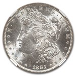 1881 Morgan Dollar MS-63 NGC (Green Label)