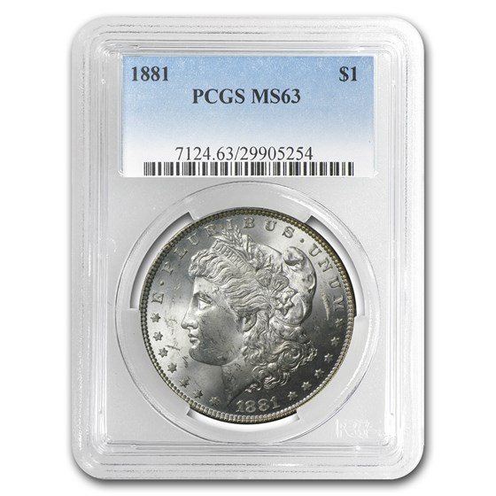 1881 Morgan Dollar MS-63 PCGS