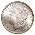 1881 Morgan Dollar MS-64 NGC