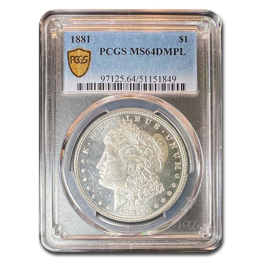 1881 Morgan Dollar MS-64 PCGS (DMPL)
