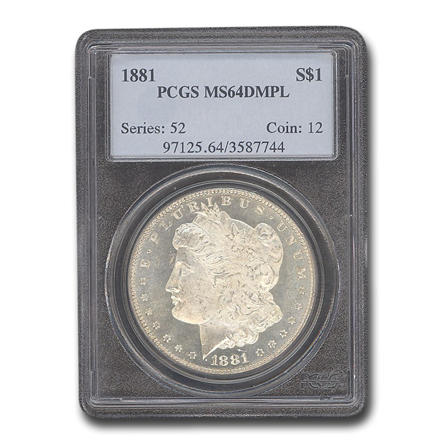 1881 Morgan Dollar MS-64 PCGS (DMPL)