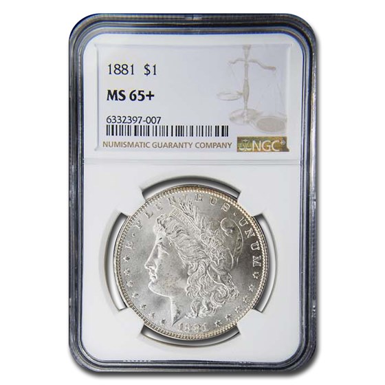 1881 Morgan Dollar MS-65+ NGC