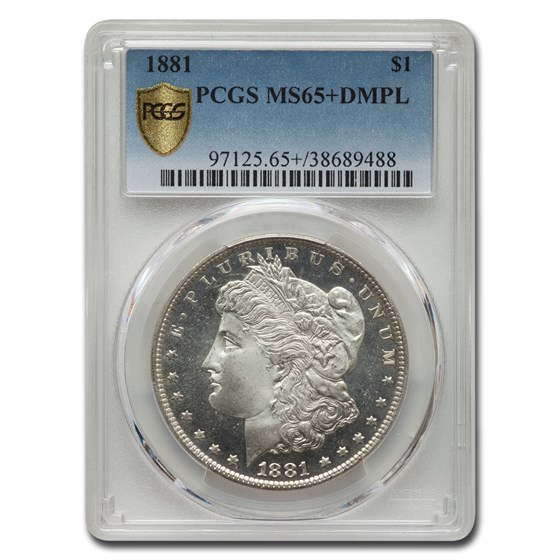 1881 Morgan Dollar MS-65+ PCGS (DMPL) 1881 Morgan Dollar MS-65+ PCGS (DMPL)