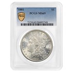 1881 Morgan Dollar MS-65 PCGS
