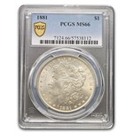1881 Morgan Dollar MS-66 PCGS
