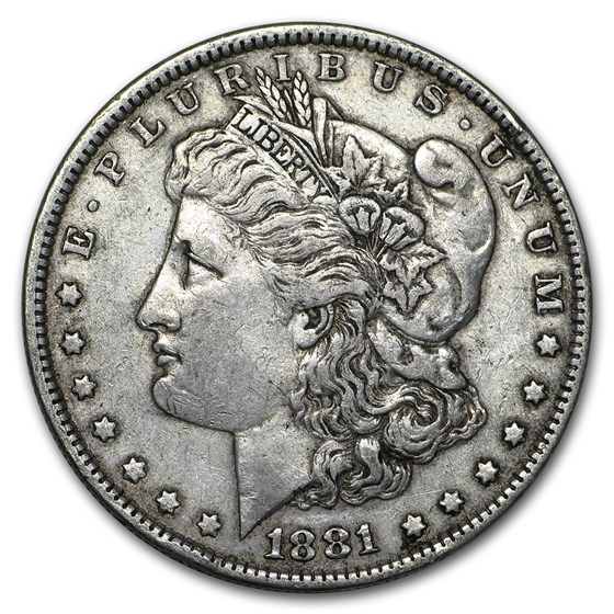 1881 Morgan Dollar XF