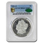 1881-O Morgan Dollar DMPL MS-64+ PCGS CAC