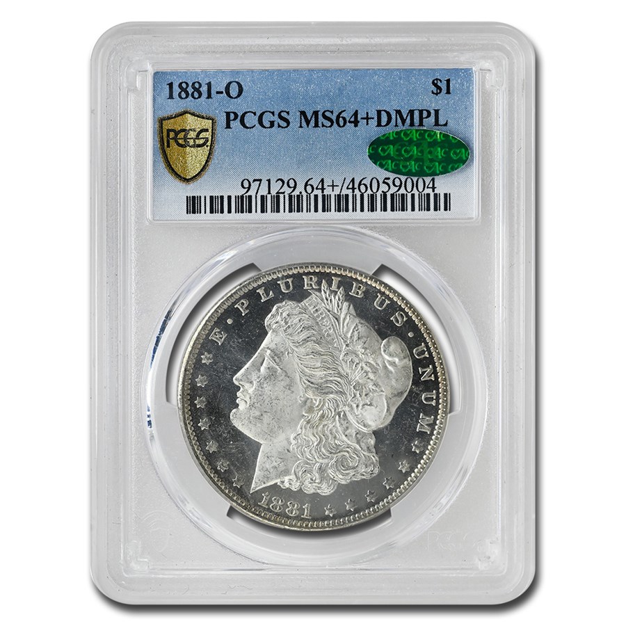 1881-O Morgan Dollar DMPL MS-64+ PCGS CAC