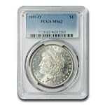 1881-O Morgan Dollar MS-62 PCGS