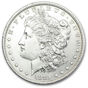 1881-O Morgan Dollar MS-62 (VAM-5, O/O Repunched Mintmark) 1881-O Morgan Dollar MS-62 (VAM-5, O/O Repunched Mintmark)