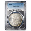 1881-O Morgan Dollar MS-63 PCGS (Toned)