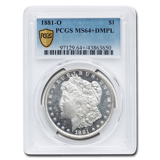 1881-O Morgan Dollar MS-64+ DMPL PCGS 1881-O Morgan Dollar MS-64+ DMPL PCGS