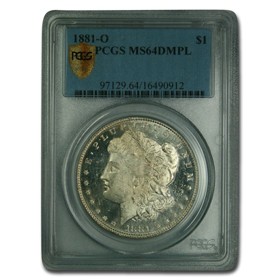1881-O Morgan Dollar MS-64 PCGS (DMPL) 1881-O Morgan Dollar MS-64 PCGS (DMPL)