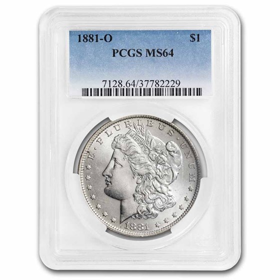 1881-O Morgan Dollar MS-64 PCGS 1881-O Morgan Dollar MS-64 PCGS