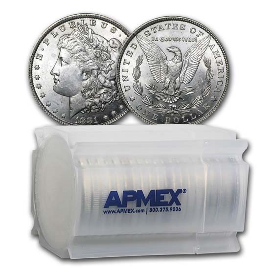 1881-O Morgan Dollars BU (20 Count Roll) 1881-O Morgan Dollars BU (20 Count Roll)