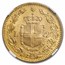 1881-R Italy Gold 20 Lire Umberto I MS-63 NGC