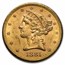 1881-S $5 Liberty Gold Half Eagle AU