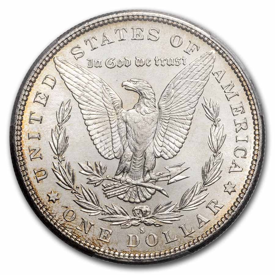 Buy 1881-S Morgan Dollar MS-62 PCGS | APMEX