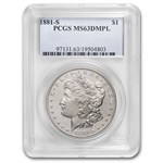 1881-S Morgan Dollar MS-63 PCGS (DMPL)