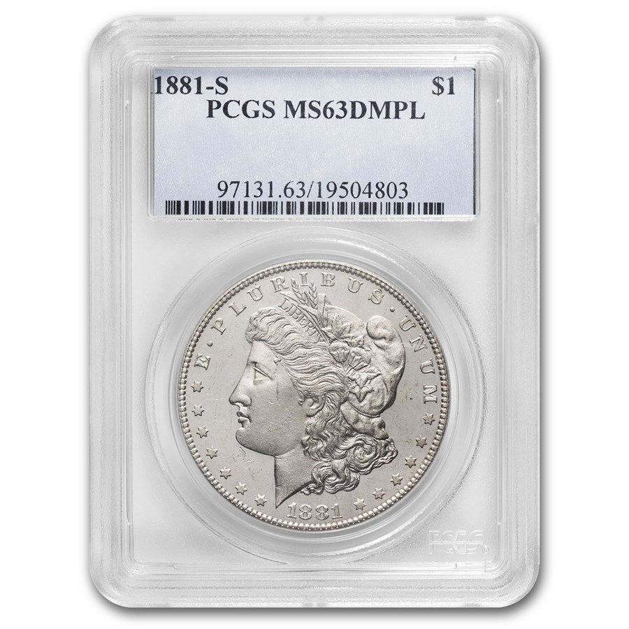1881-S Morgan Dollar MS-63 PCGS (DMPL)