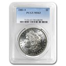 1881-S Morgan Dollar MS-63 PCGS