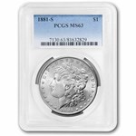 1881-S Morgan Dollar MS-63 PCGS