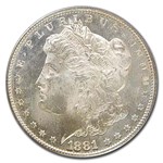1881-S Morgan Dollar MS-64 DMPL PCGS