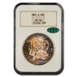 1881-S Morgan Dollar MS-64 NGC CAC (Toned)