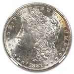 1881-S Morgan Dollar MS-64 NGC (Green Label)