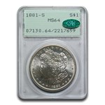 1881-S Morgan Dollar MS-64 PCGS CAC (Rattler)