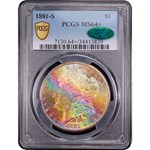 1881-S Morgan Dollar MS-64+ PCGS CAC