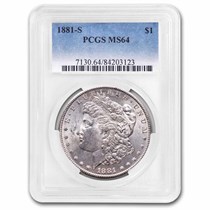 Buy an 1881-S Morgan Dollar MS-64 PCGS Today | APMEX