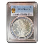 1881-S Morgan Dollar MS-64 PL PCGS