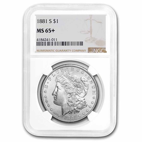 1881-S Morgan Dollar MS-65+ NGC 1881-S Morgan Dollar MS-65+ NGC