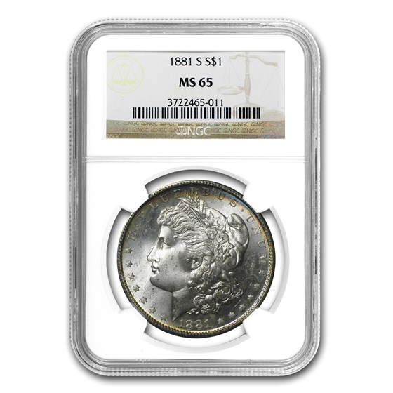 1881-S Morgan Dollar MS-65 NGC 1881-S Morgan Dollar MS-65 NGC