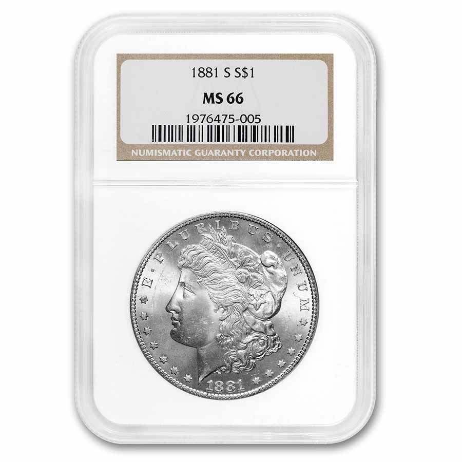 1881-S Morgan Dollar MS-66 NGC