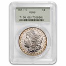 1881-S Morgan Dollar MS-66 PCGS Old Green Holder