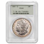 1881-S Morgan Dollar MS-66 PCGS Old Green Holder
