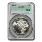 1881-S Morgan Dollar MS-67 CACG