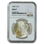 1881-S Morgan Dollar MS-67 NGC (57th St. Collection)