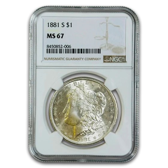 1881-S Morgan Dollar MS-67 NGC (57th St. Collection)