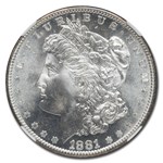 1881-S Morgan Dollar MS-67 NGC (Green Label)