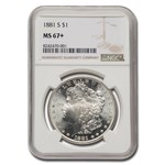 1881-S Morgan Dollar MS-67+ NGC