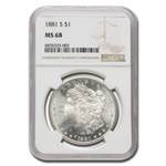 1881-S Morgan Dollar MS-68 NGC
