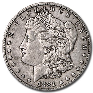 1881-S Morgan Dollar XF 1881-S Morgan Dollar XF
