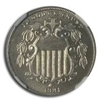 1881 Shield Nickel PF-66+ NGC
