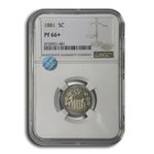 1881 Shield Nickel PF-66+ NGC