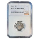 1881 Shield Nickel PF-67 UCAM NGC