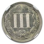 1881 Three Cent Nickel MS-65+ NGC CAC